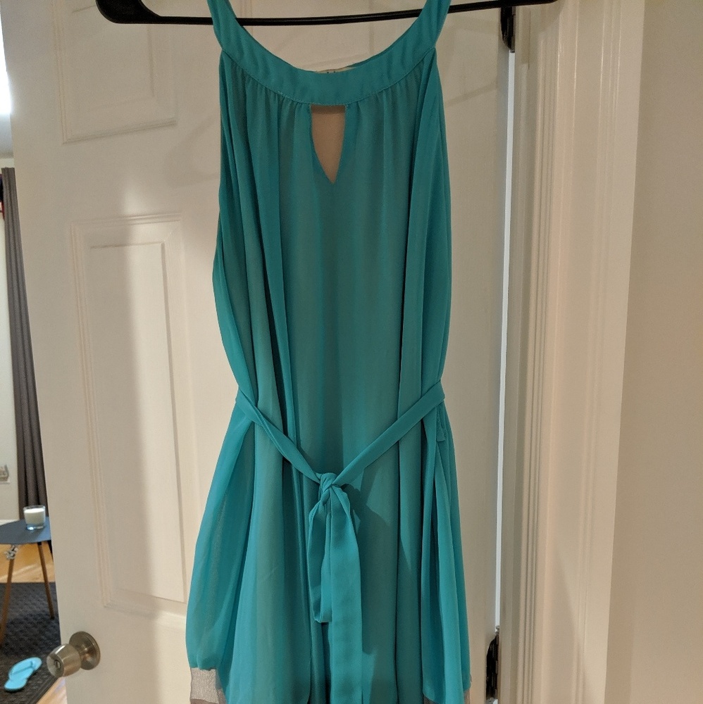 Vintage turquoise dress